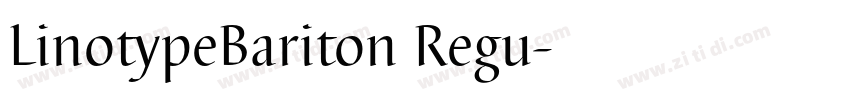 LinotypeBariton Regu字体转换